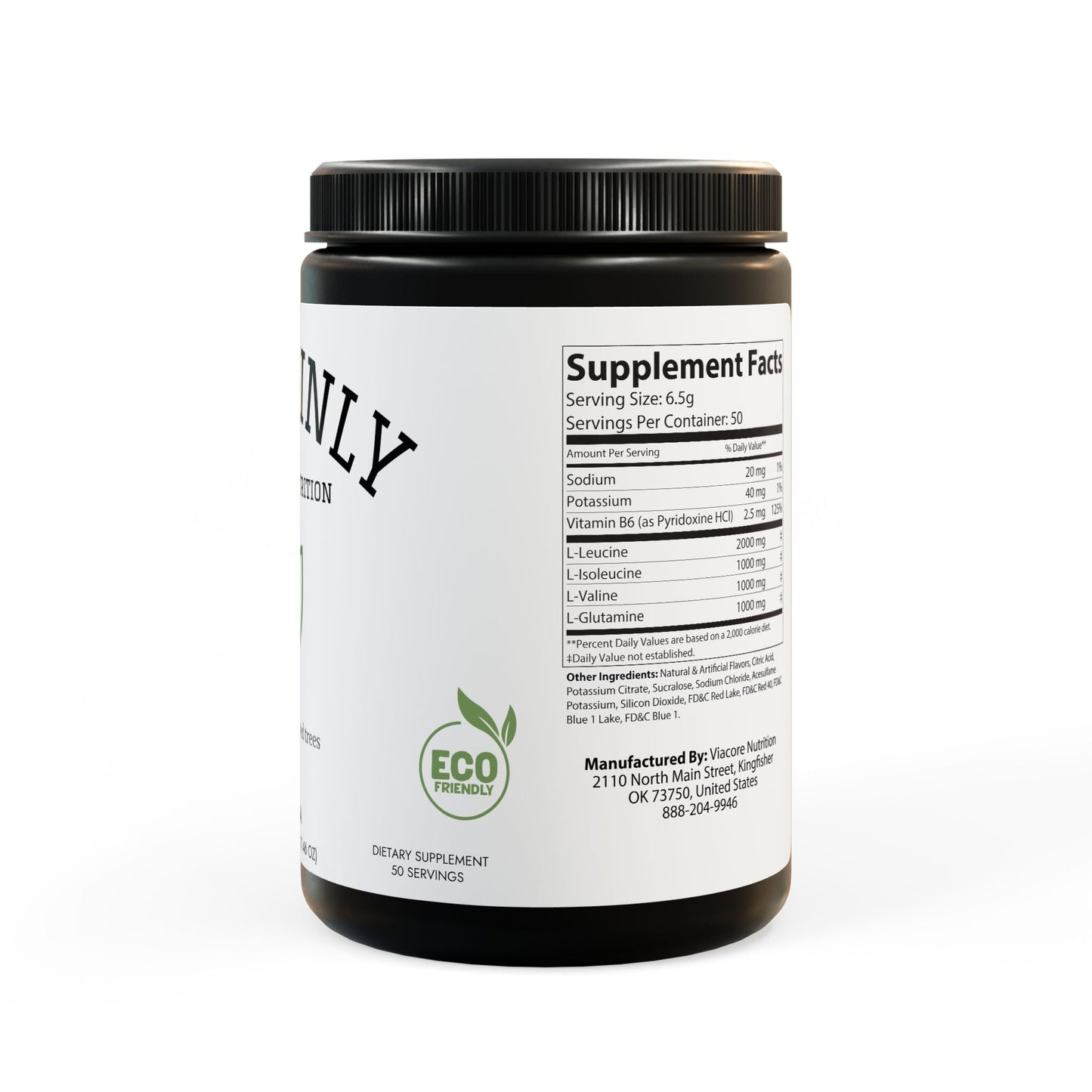 BCAA Supplement, Grape (325g, 11.46oz, 50 servings) - Sustainly Shop