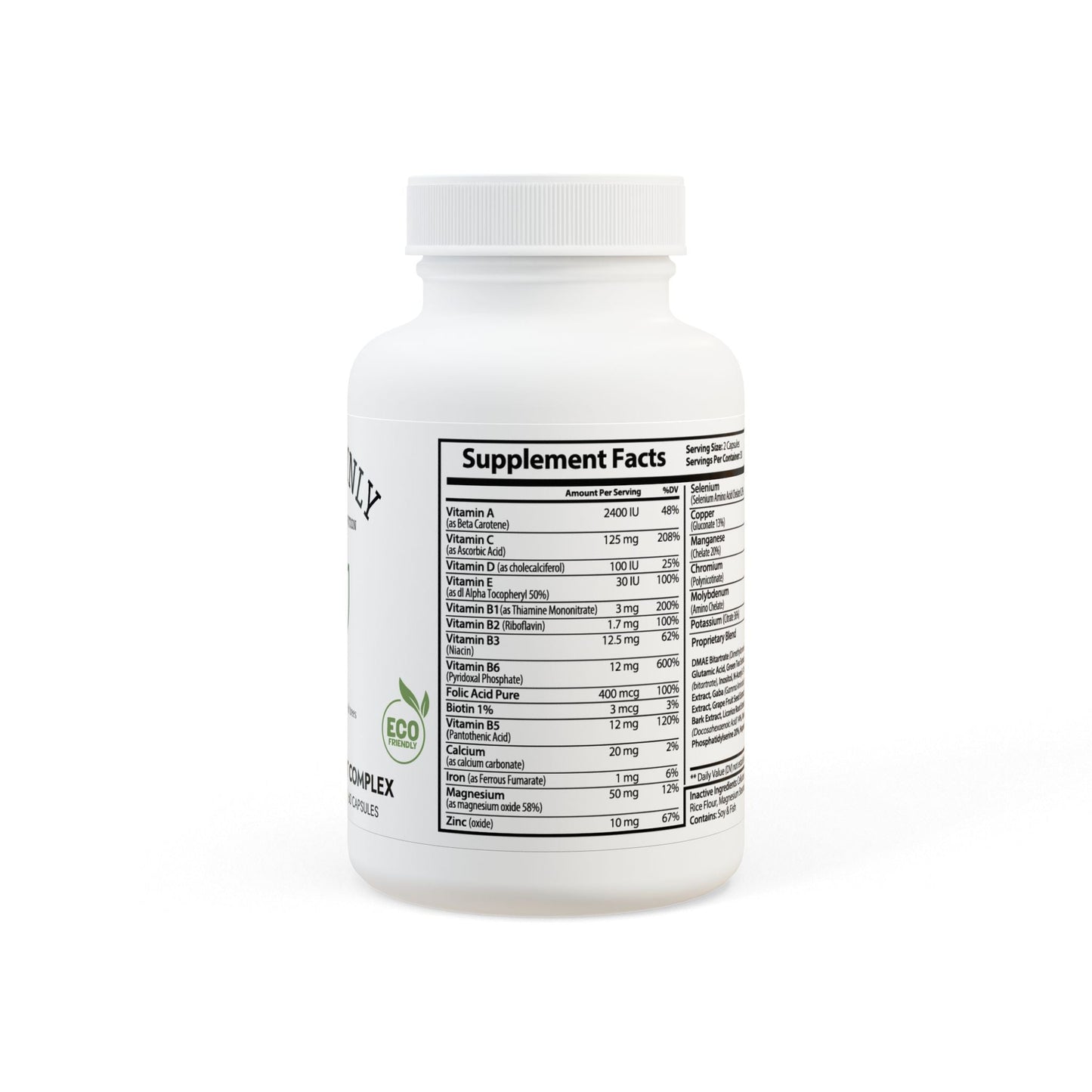 Brain Support Complex Supplement (60 Capsules) - Sustainly Shop