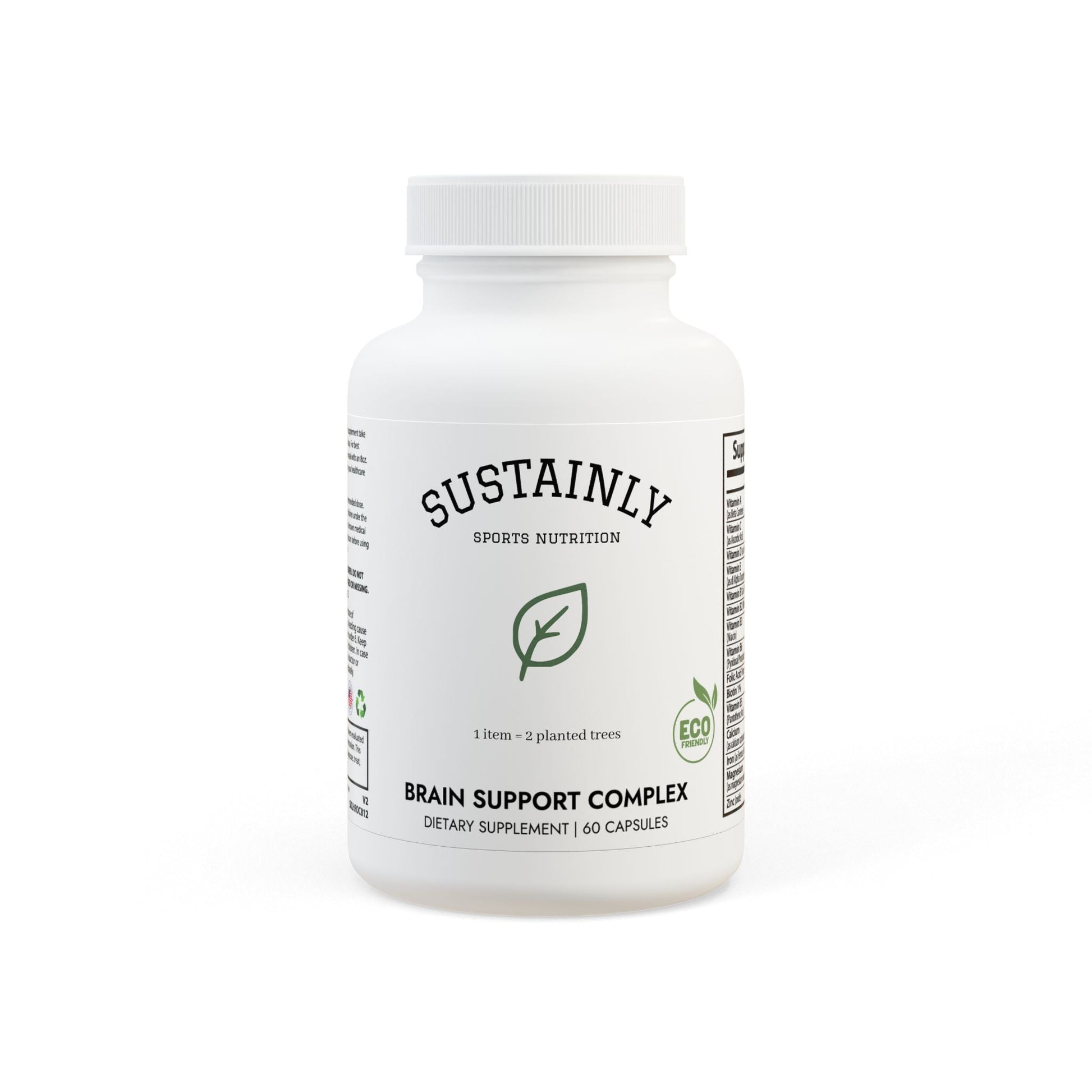 Brain Support Complex Supplement (60 Capsules) - Sustainly Shop