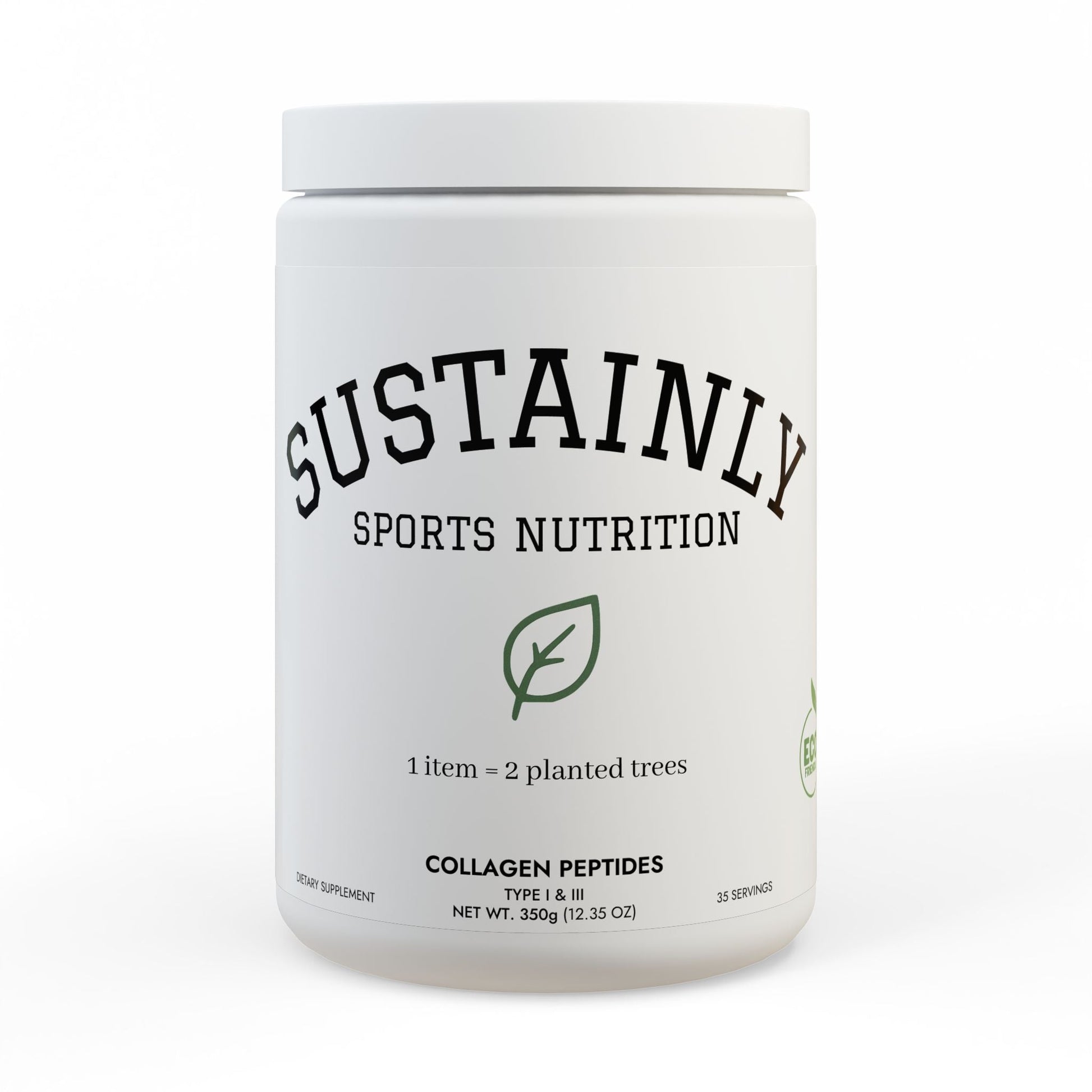 Collagen Peptides Type I & III Supplement (350g, 12.3oz) - Sustainly Shop