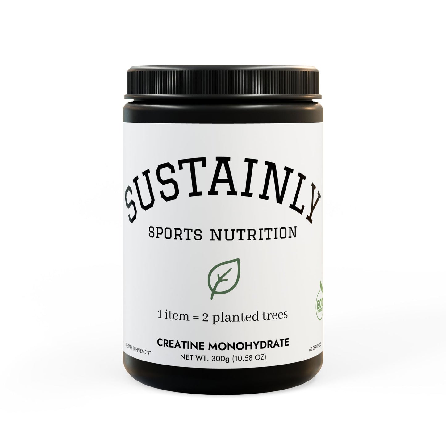 Creatine Monohydrate Supplement (300g, 10.58oz) - Sustainly Shop