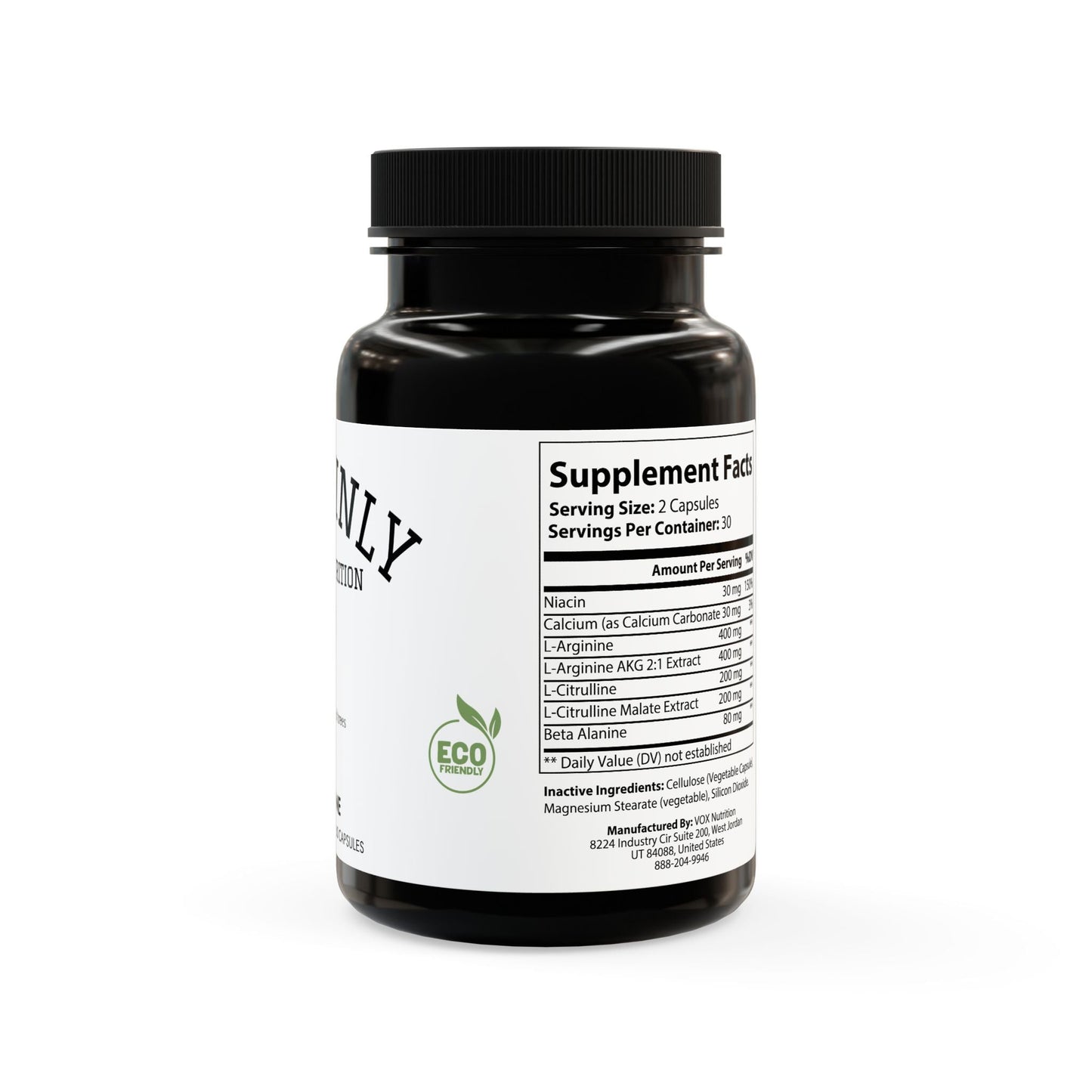 L - Arginine Supplement (60 Capsules) - Sustainly Shop