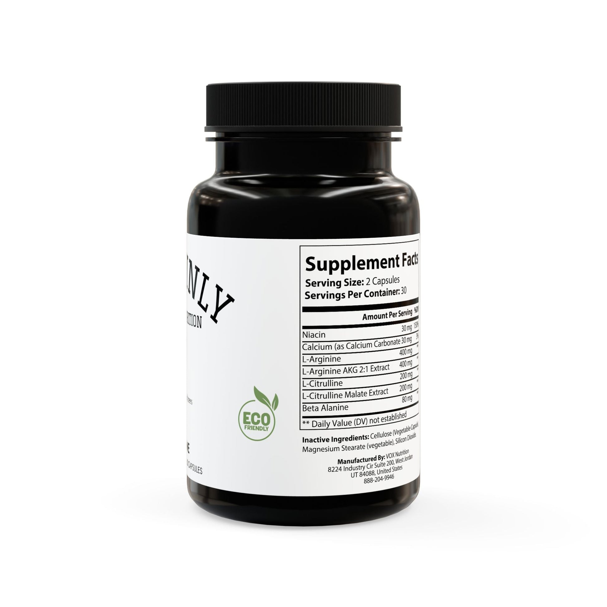 L - Arginine Supplement (60 Capsules) - Sustainly Shop