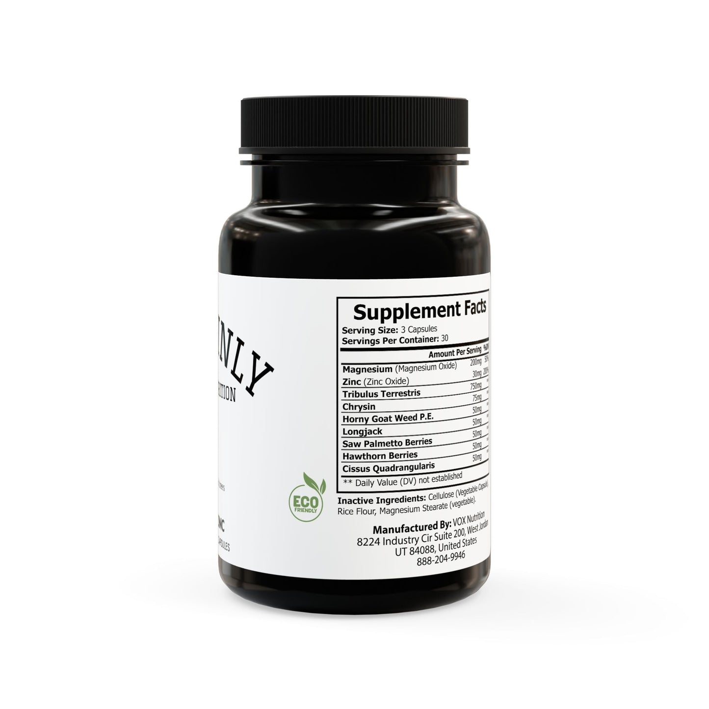 Magnesium Zinc Supplement (90 Capsules) - Sustainly Shop