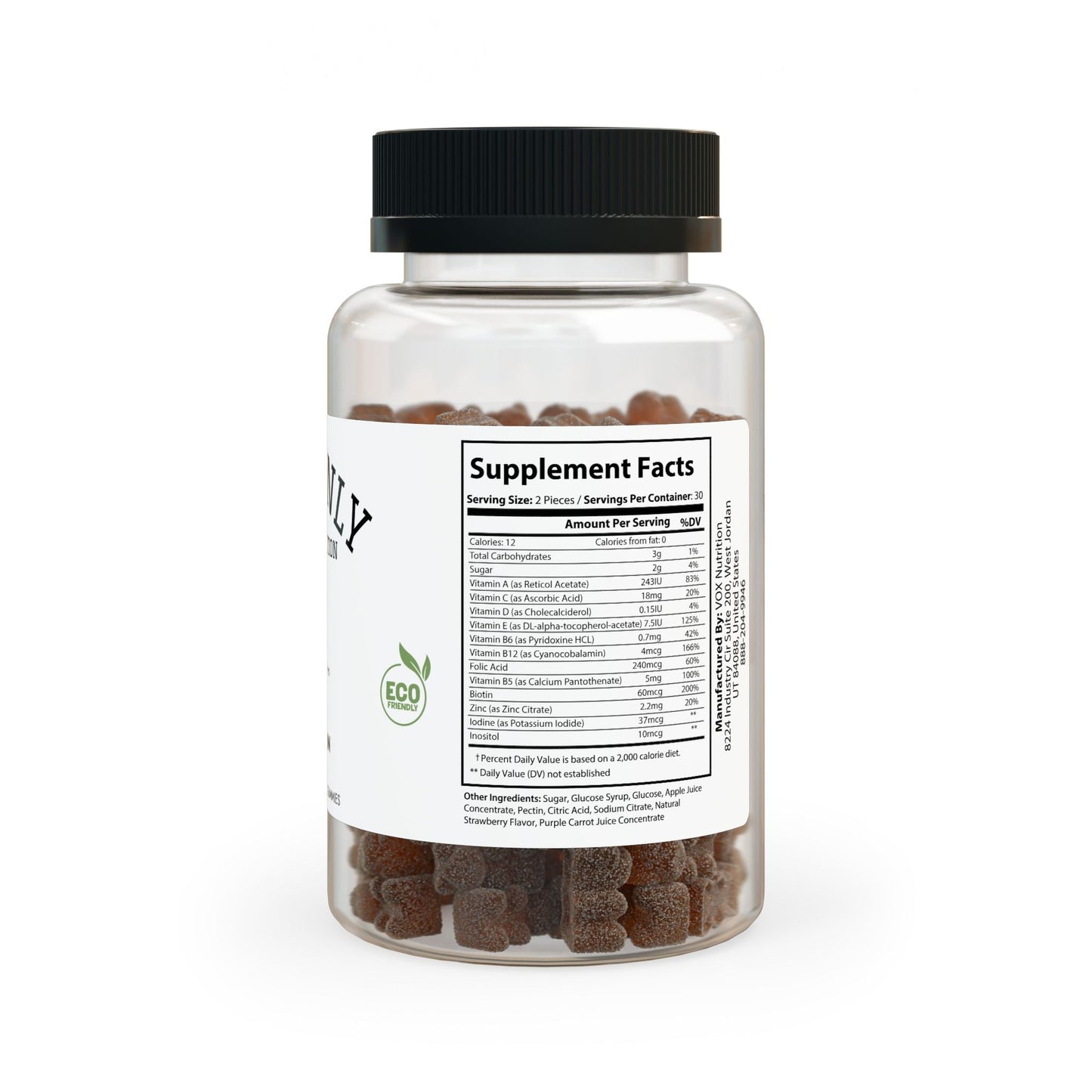 Multivitamin Gummies for Adults (60 Gummies) - Sustainly Shop