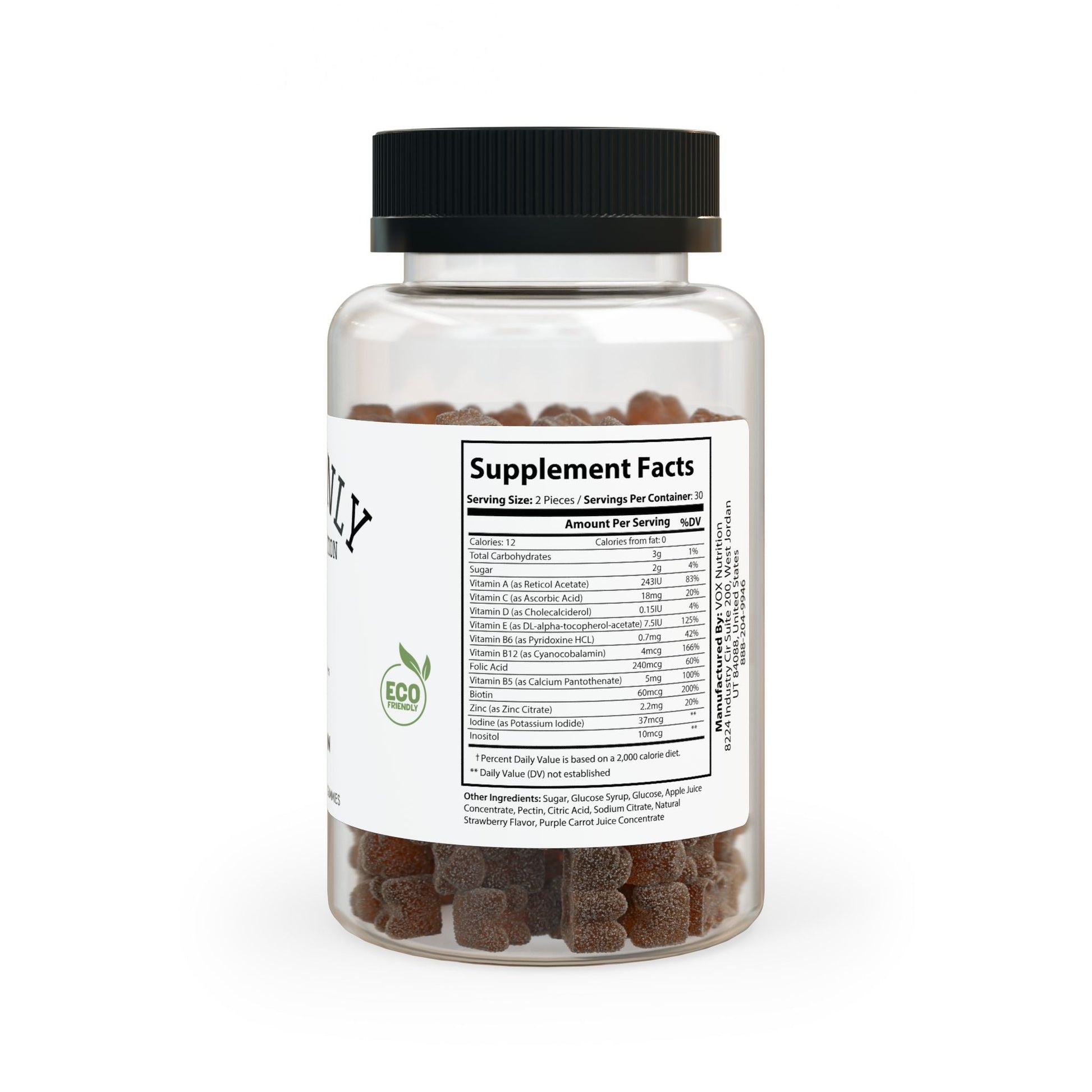 Multivitamin Gummies for Adults (60 Gummies) - Sustainly Shop