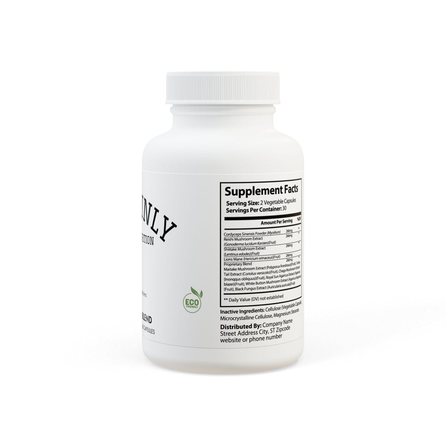 Mushroom Blend Supplement (60 Capsules) - Sustainly Shop